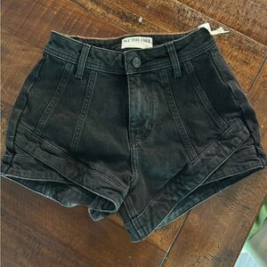 Free people denim shorts
